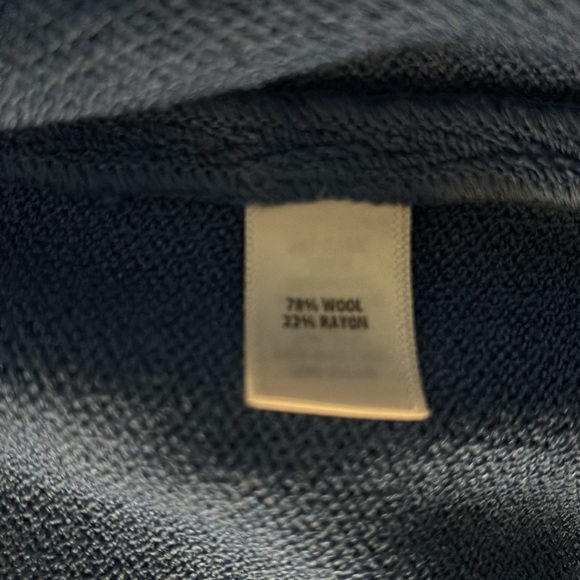 St John Collection Size 6 zip up sweater jacket Periwinkle Blue with Black Trim - Picture 8 of 13